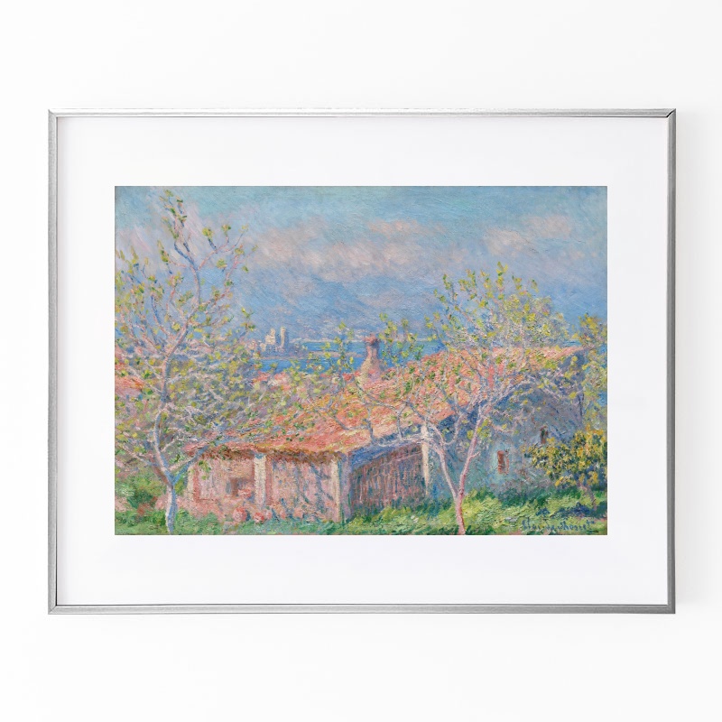 クロード・モネ［アンティーブの庭師の家］ クロード・モネ（Claude Monet） - 博物館品質手描きの油絵の