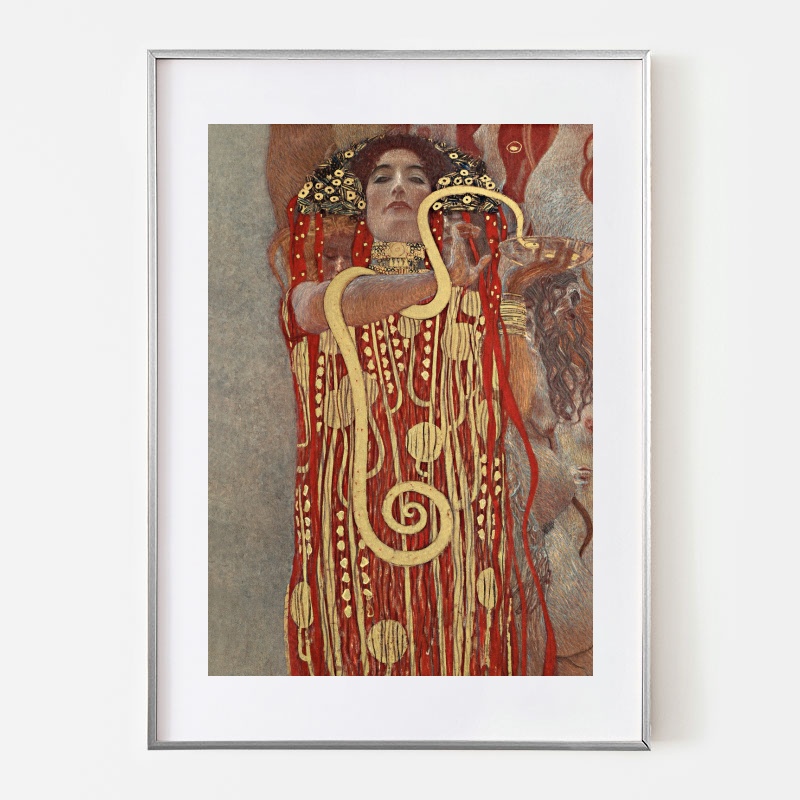 【大型】グスタフ クリムト ヒュギエイア 絵画 複製画 1128215130_61a37b52ef6e5_4.jpg