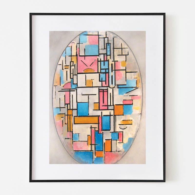 ボクらのアート / 色面の楕円コンポジション 1 Composition in Oval