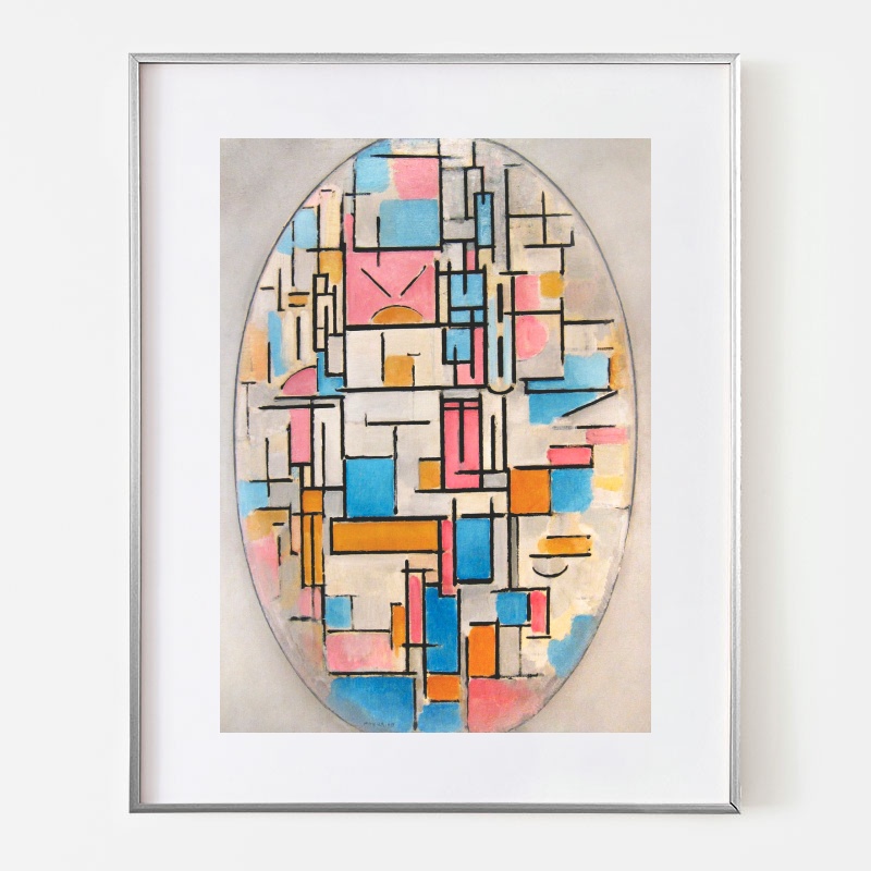 ボクらのアート / 色面の楕円コンポジション 1 Composition in Oval