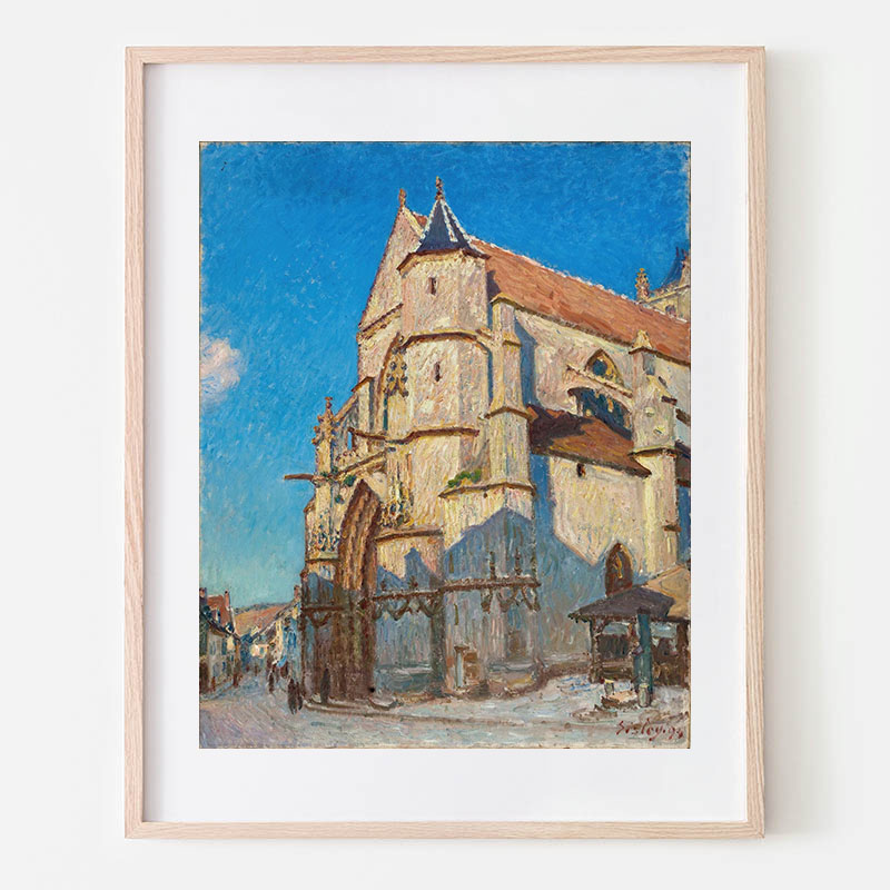 アルフレッド・シスレーL'ALLEE DES PEUPLIERS A MORET L'allée des Peupliers à Moret au Bord Du Loing by Alfred