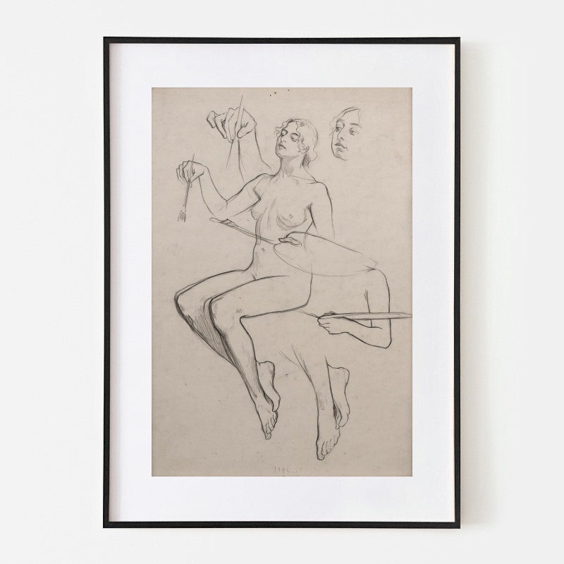 アルフォンス・ミュシャ、裸婦、希少な画集より、新品高級額・額装付 Yahoo!オークション - 朝日新聞 額絵シリーズ アルフォンス・ミュシャ