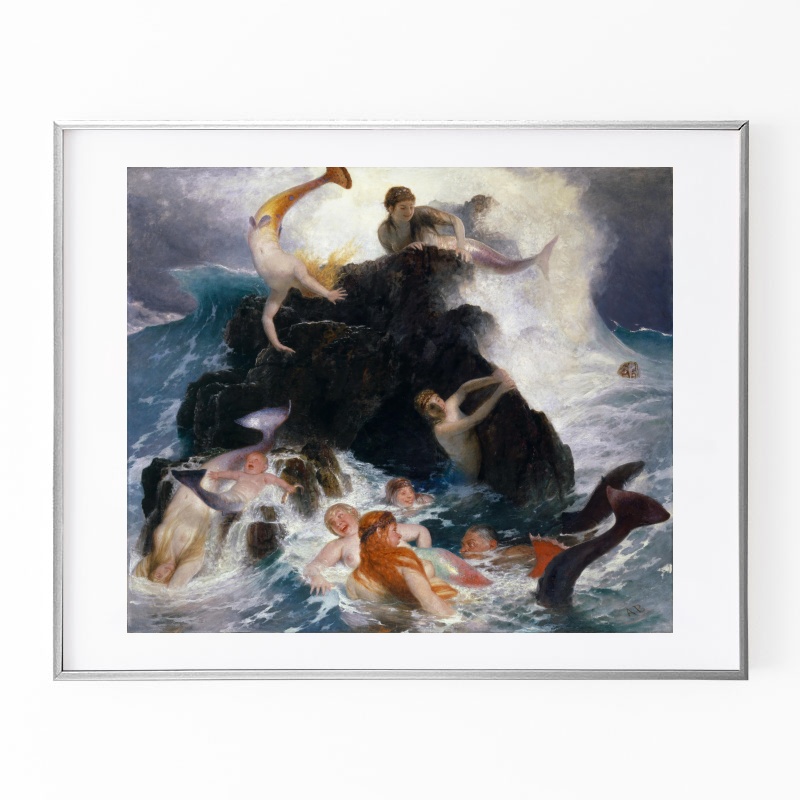 ボクらのアート / Play of the Nereides (1886) - アルノルト・ベックリン