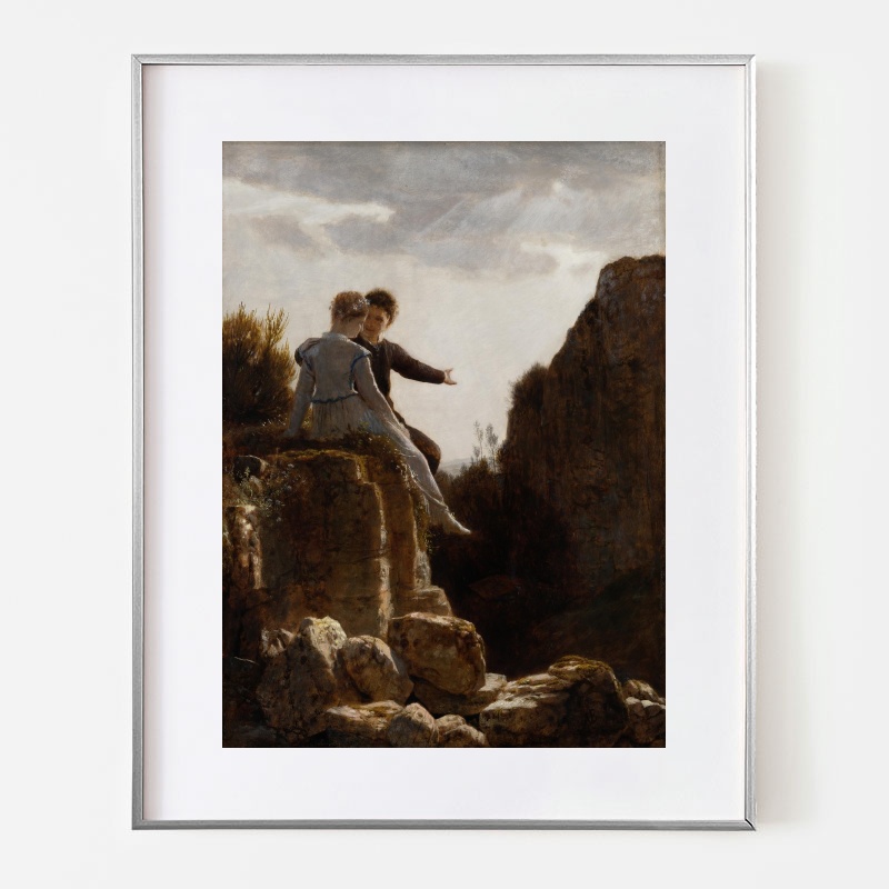 アーノルト・ベックリン、カンパーニャ風景、19世紀外国巨匠作家、新品高級額装付 arnold_böcklin_the_honeymoon_4.jpg