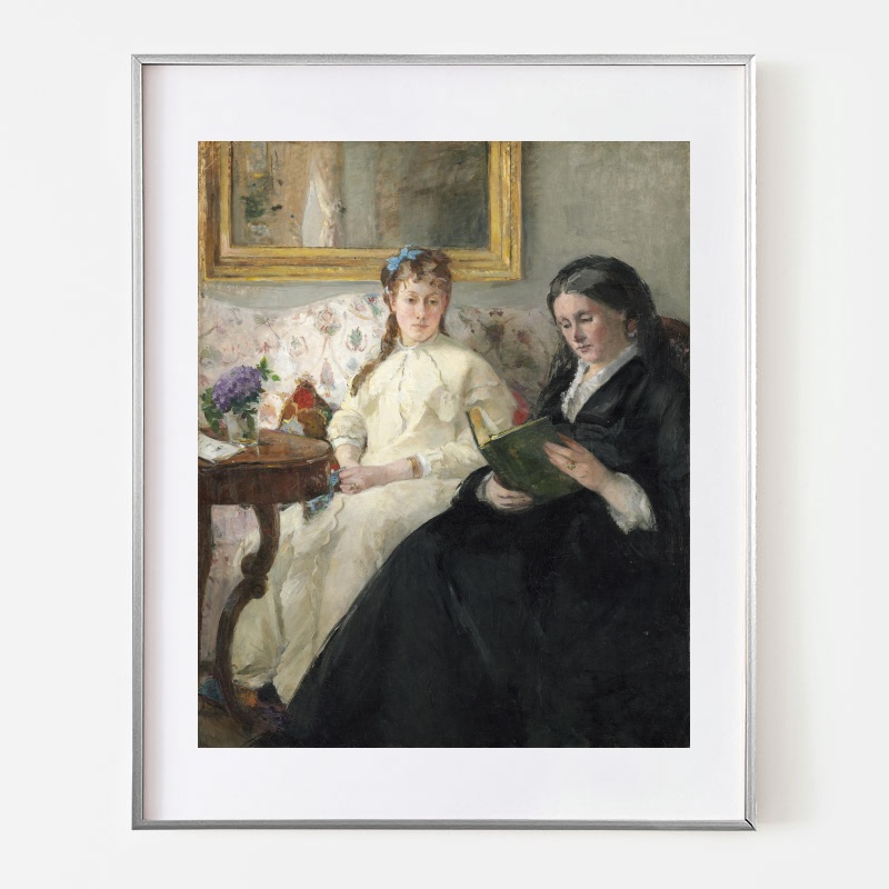 管55☆絵画☆ベルト・モリゾ☆ロリアンの港☆複製画 管55☆絵画☆ベルト・モリゾ☆ロリアンの港☆複製画
