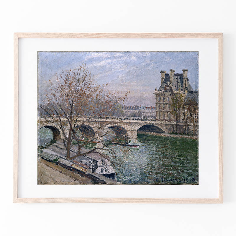 カミーユ・ピサロ、【ポン・ロワイヤルとパヴィヨン・ド・フロール】 ボクらのアート / Le Pont Royal et le Pavillon de Flore (1903