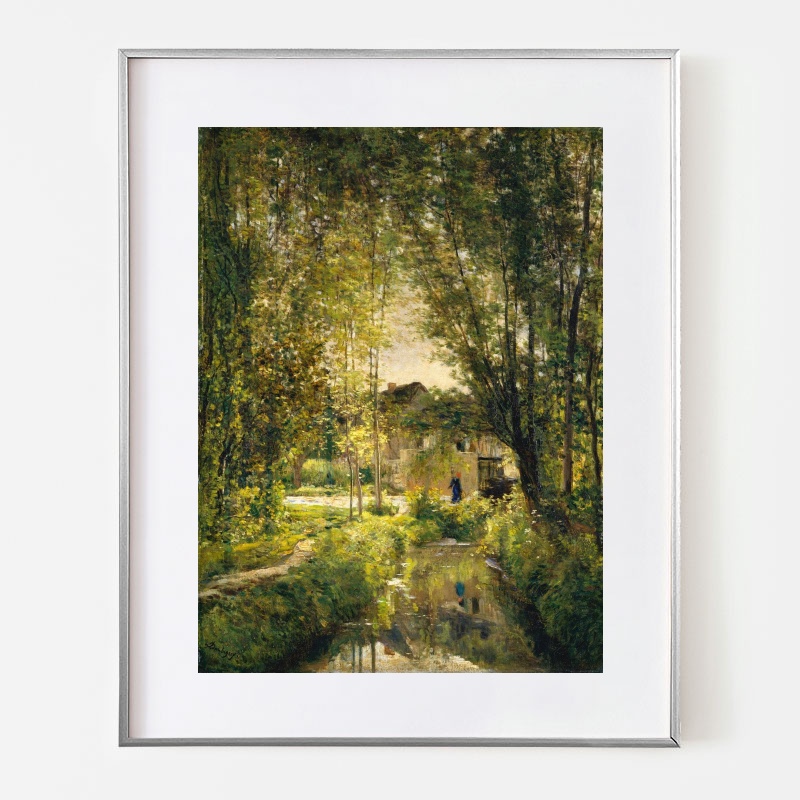 ボクらのアート / Landscape with a Sunlit Stream (1877) - シャルル