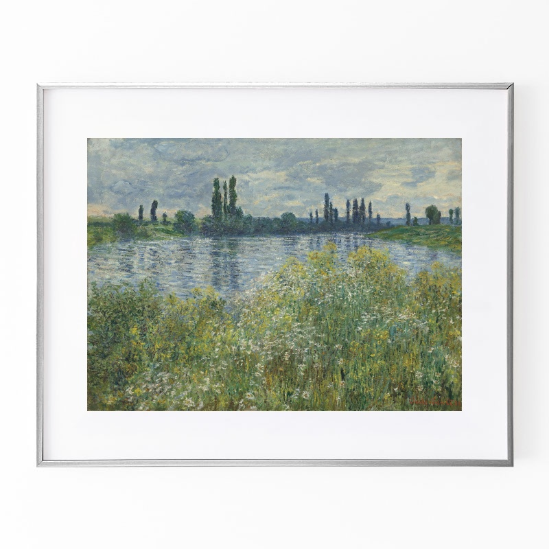 クロード・モネ、「The Seine at Vetheuil」、厳選 claude_monet_banks_of_the_sein