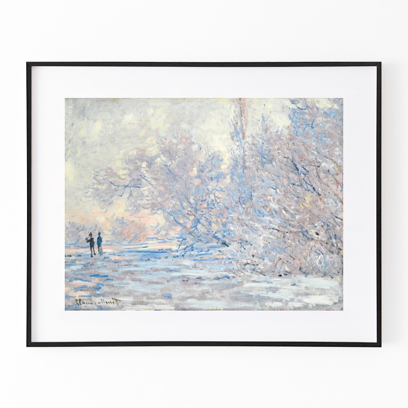 ボクらのアート / Le Givre À Giverny (1885) - クロード・モネ