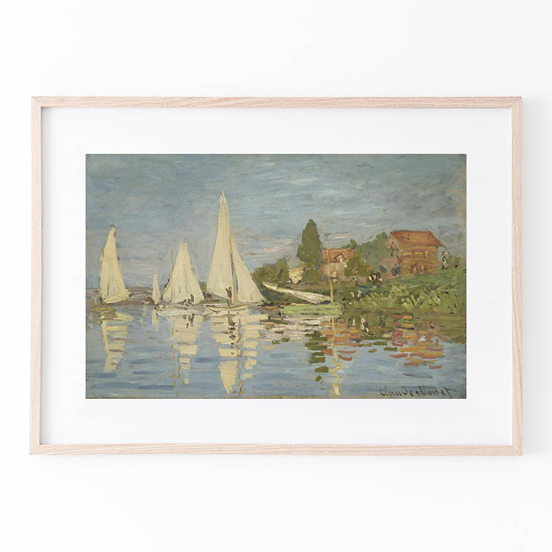 クロード・モネ、「Houses at Argenteuil」、厳選、希少大判画集 クロード・モネ、「Houses at Argenteuil」、厳選、希少大判画集