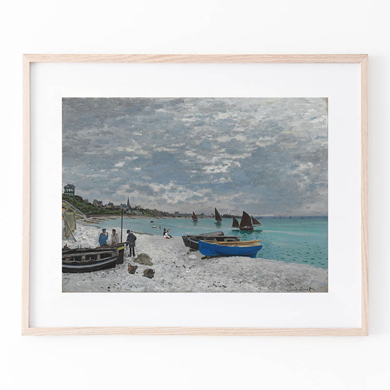ボクらのアート / The Beach at Sainte-Adresse (1867