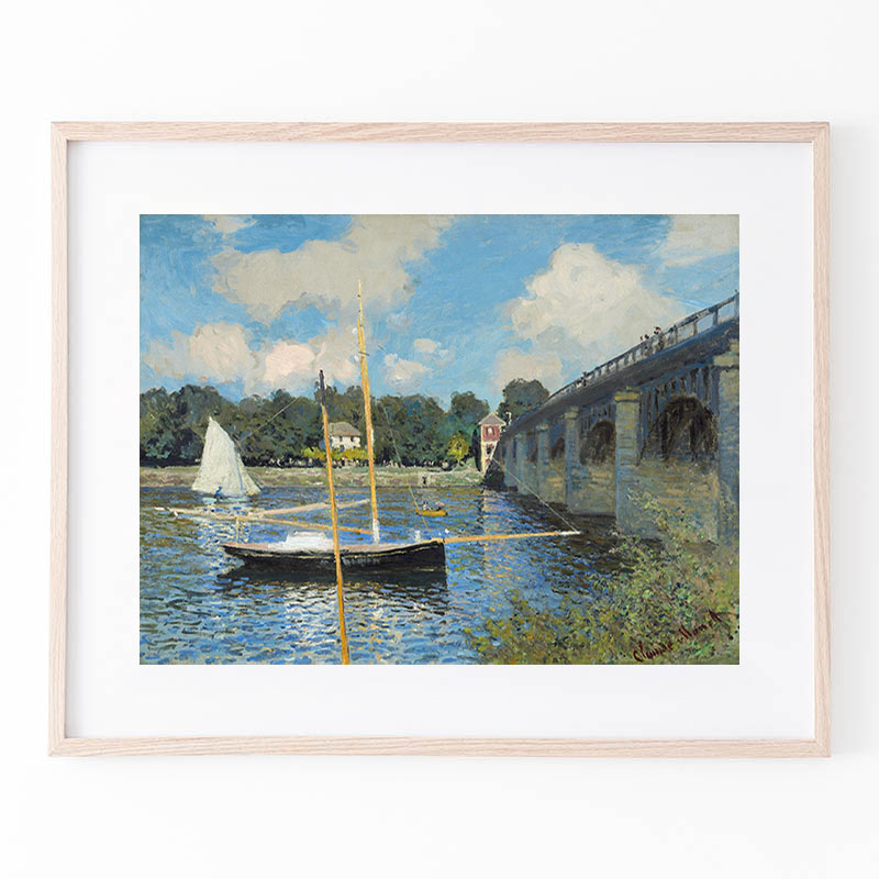 クロード・モネ、「LA BERGE A ARGENTEUIL」 ボクらのアート / The Bridge at Argenteuil (1874) - クロード