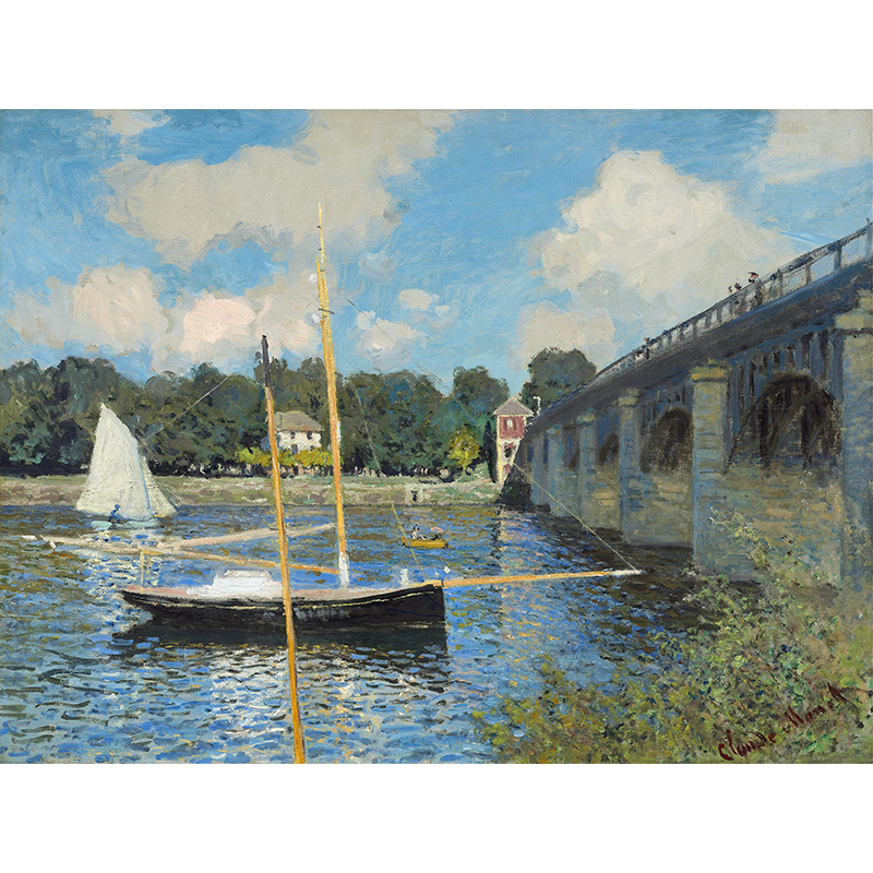 クロード・モネ、「The Bridge at Artenteuil」、厳選 クロード・モネ、「The Bridge at Artenteuil」、厳選 - メルカリ