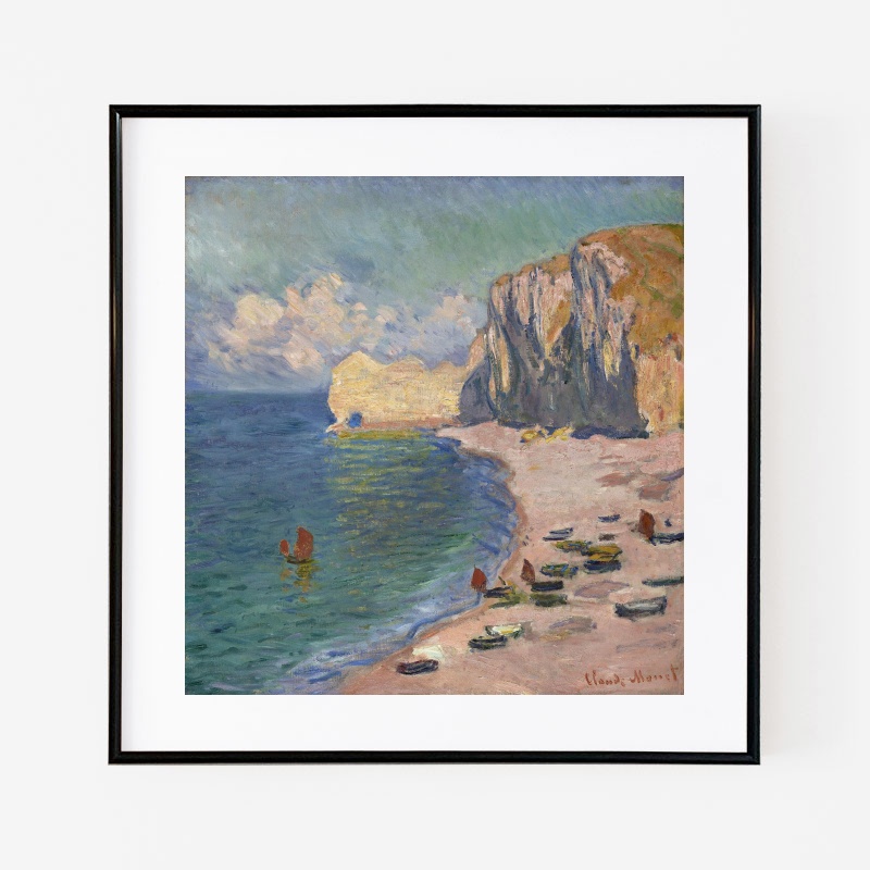 ボクらのアート / Étretat, The Beach and the Falaise d'Amont (1885