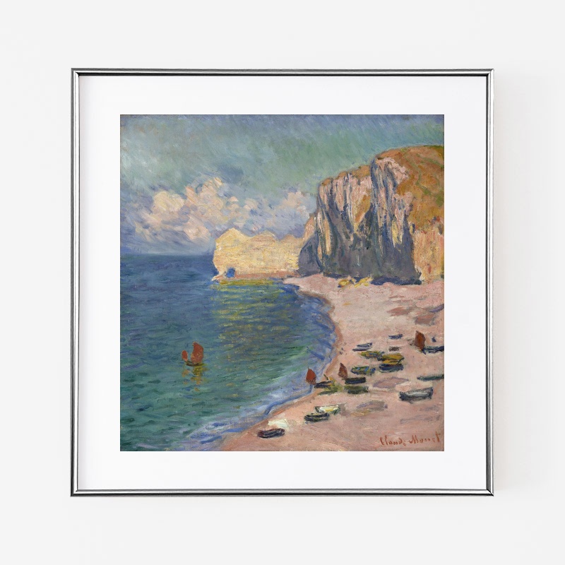 claude_monet_étretat_the_beach