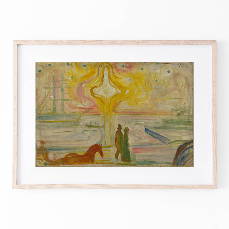 エドワルド・ムンク 風景絵画(印刷)③ 風景 | エドヴァルド・ムンク