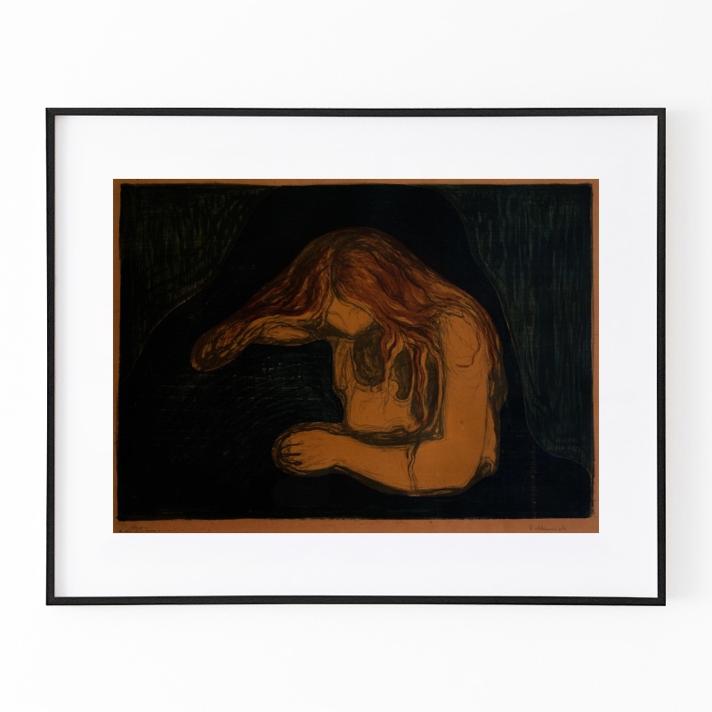 EDVARD MUNCH、エドヴァルド・ムンク、【Vampyr】 ヴァンパイアー