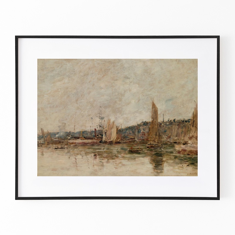 ウジェーヌ・ブーダン、LE HAVRE-LE RIVAGE AU COUCHER ウジェーヌ