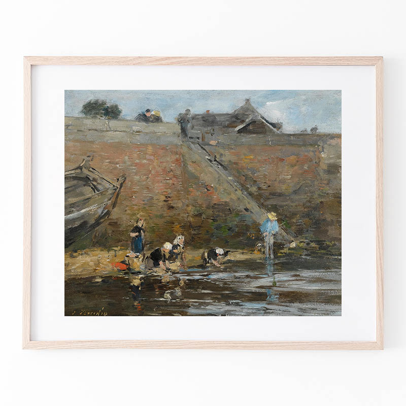 IN009　クロードモネ　ヴェトゥイユの画家の庭　ジクレー版画 世界の名画 モネ ヴェトゥイユの画家の庭 ジクレーキャンバス