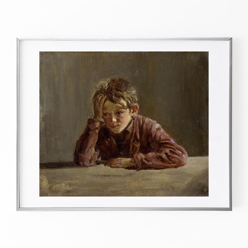 ドイツ作家 油絵 古画 【マッターホルン】ジョセフ