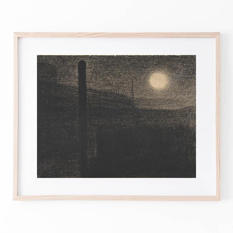 ボクらのアート / Courbevoie; Factories by Moonlight (1882-83