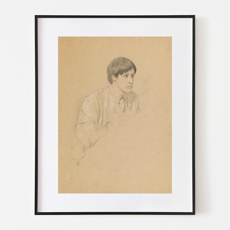 ボクらのアート / Drawing young man (1879) - グスタフ・クリムト