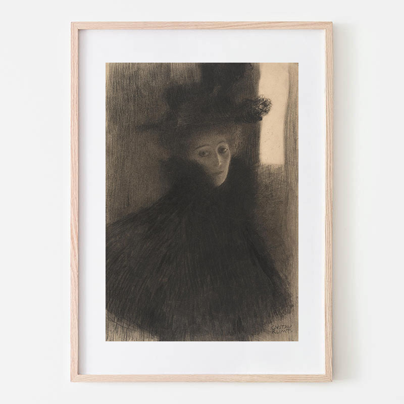 【大型】グスタフ クリムト ヒュギエイア 絵画 複製画 グスタフ・クリムト 「ヒュギエイア」 A2(420㎜×594㎜）アート