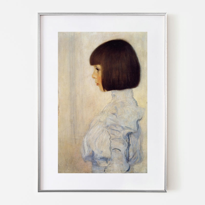 グスタフ・クリムト「ヘレーネ・クリムトの肖像」 クリムト【ヘレーネ・クリムトの肖像】 - 手描き 絵画（油絵複製