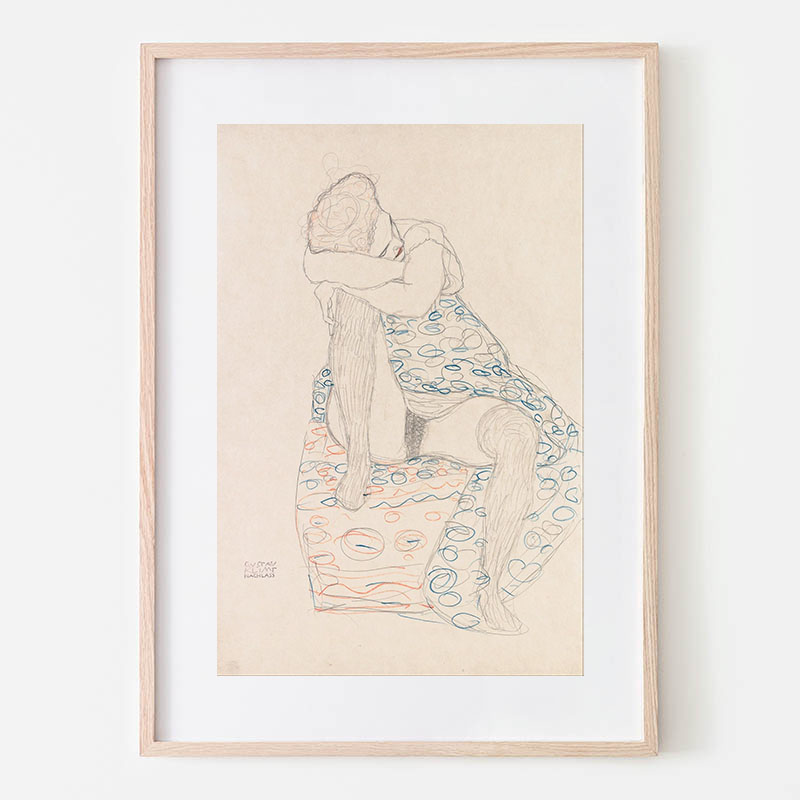 接吻 絵画 絵画 『接吻』 52×42cm グスタフ・クリムト 1907年～1908年 額
