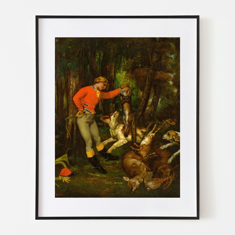 ボクらのアート / After the Hunt (1859) - ギュスターヴ・クールベ