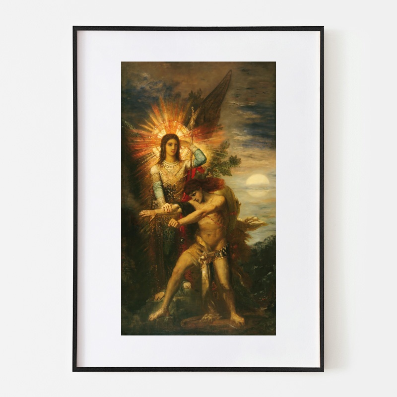 絵画。原画【A bear angel holds the moon】 絵画。原画【A bear angel holds the moon】 絵画。原画【A bear angel