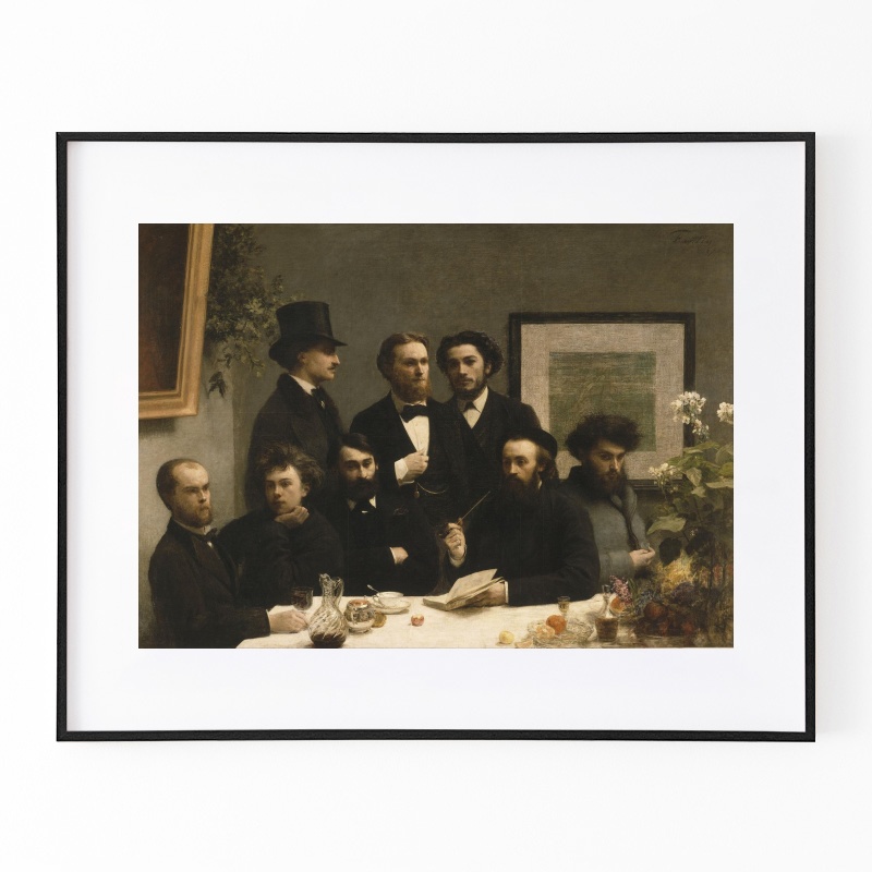 ボクらのアート / By The Table (1872) - アンリ・ファンタン＝ラトゥール