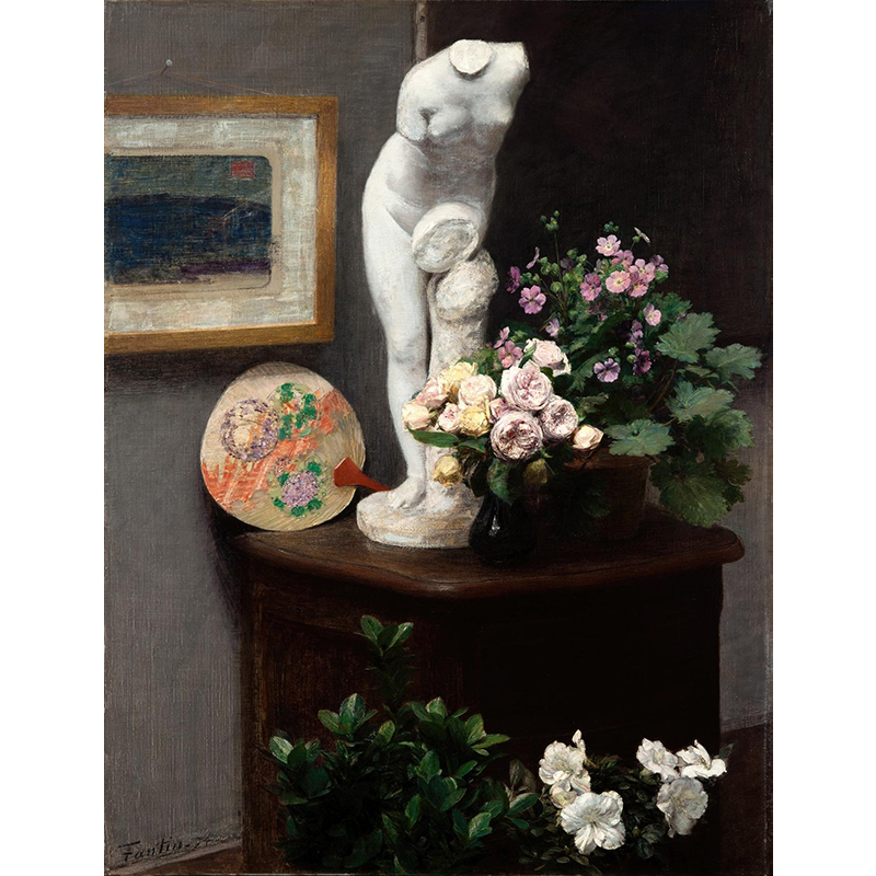 宅配 ボクらのアート (1874 Flowers and Torso with Life Still / 絵画