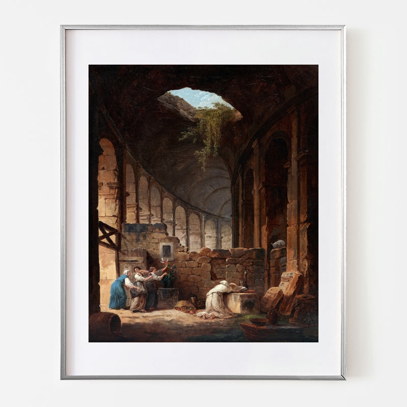 ボクらのアート / Hermit in the Colosseum (1790) - ユベール