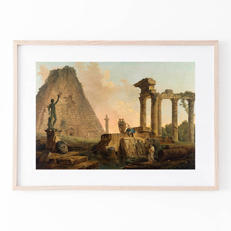 ユベール・ロベール ボクらのアート / Ruines Romaines (1776) - ユベール・ロベール