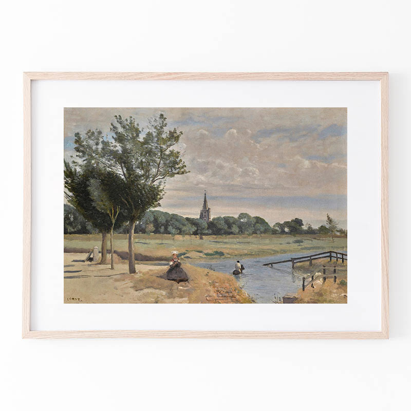 ボクらのアート / Seine and Old Bridge at Limay (1872