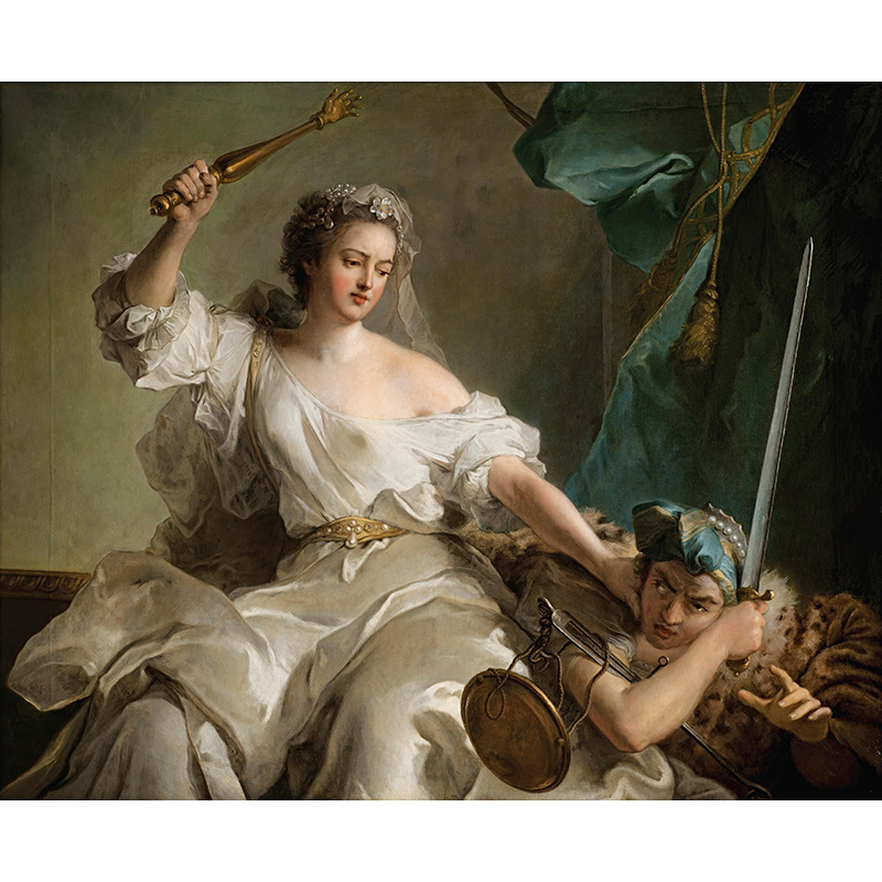 ジャン＝マルク•ナティエ　肖像画 女性の肖像画 Portrait of a Woman】フランス‐ロココ美術画家