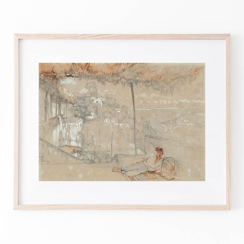 ボクらのアート / On the Terrace at Ischia, Italy (1829) ジョン・フレデリック・ルイス