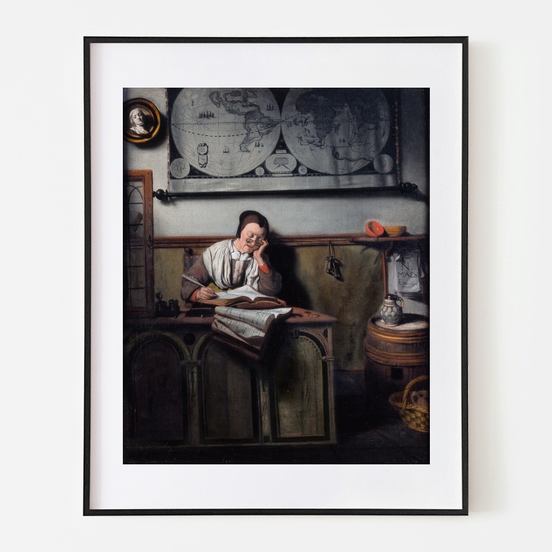 食前の祈り/ニコラース・マース　超希少、100年前の画集より、絵画 食前の祈り/ニコラース・マース超希少、100年前の画集より、絵画