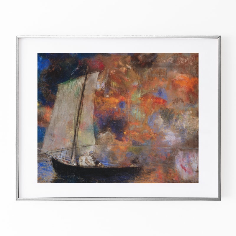 オディロン・ルドン、「VOLUPTE, FANTOME ELASTIQUE」 オディロン・ルドン、「VOLUPTE, FANTOME ELASTIQUE」 オディロン