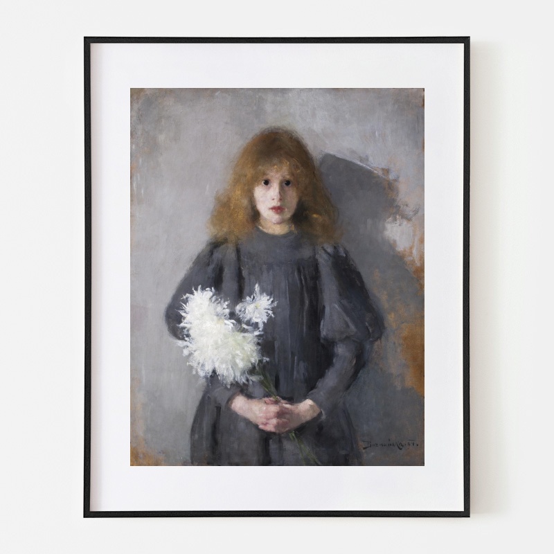 ボクらのアート / Girl with Chrysanthemums (1894) - オルガ