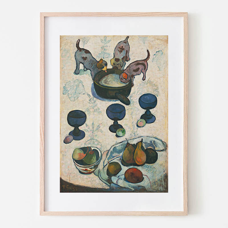 ポール、ゴーギャン限定版画 paul_gauguin_still_life_with_t
