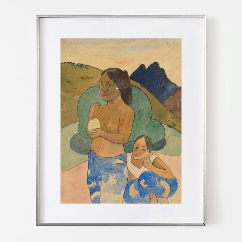 ボクらのアート / Two Tahitian Women in a Landscape (1887