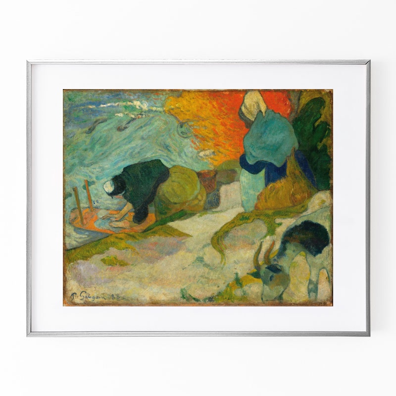 ボクらのアート / Washerwomen in Arles (1888) - ポール・ゴーギャン