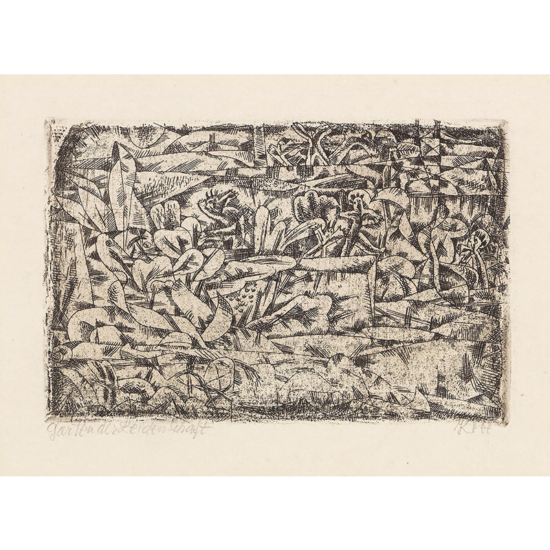 パウルクレー　ジークレー版画 ボクらのアート / Garten der Leidenschaft (1913) - パウル・クレー