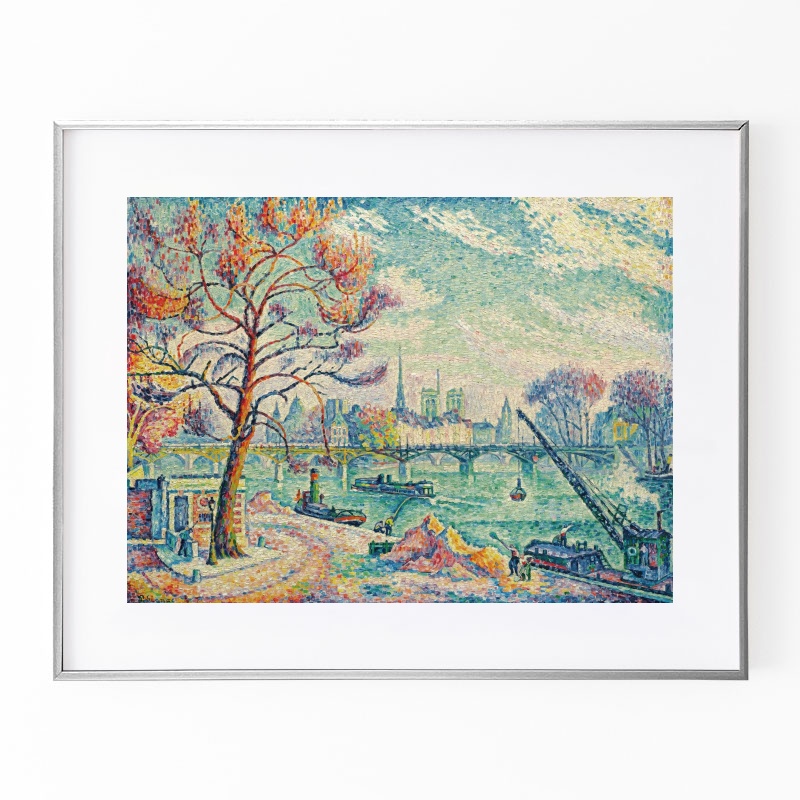 ポール・シニャック、【ル　ブリーゲン】、年代物大判画集、状態良好、新品高級額装付 ポール・シニャック、【ル ブリーゲン】、年代物大判画集、状態良好