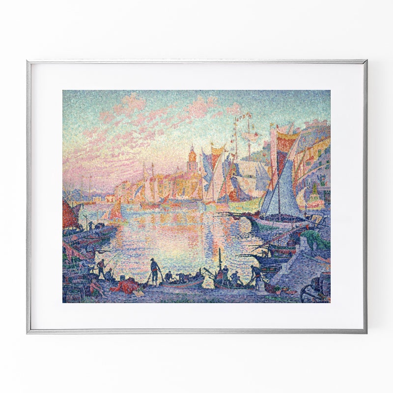 ポール・シニャック、St Tropez、海外版超希少レゾネ、新品額付 ボクらのアート / The Port of Saint-Tropez - ポール・シニャック