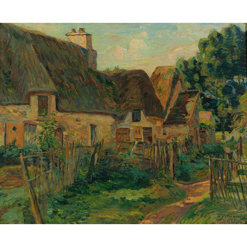 アルマン・ギヨマン、「CHEMIN EN LER-DE-FRANCE」 ボクらのアート / View of the Seine, Paris (1871) - アルマン