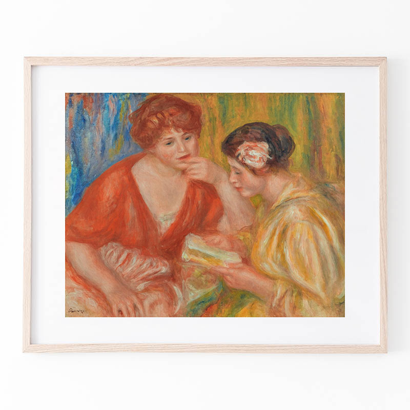 激安先着 / ボクらのアート La Rouge Corsages Aux Femmes Deux Lecture, 絵画