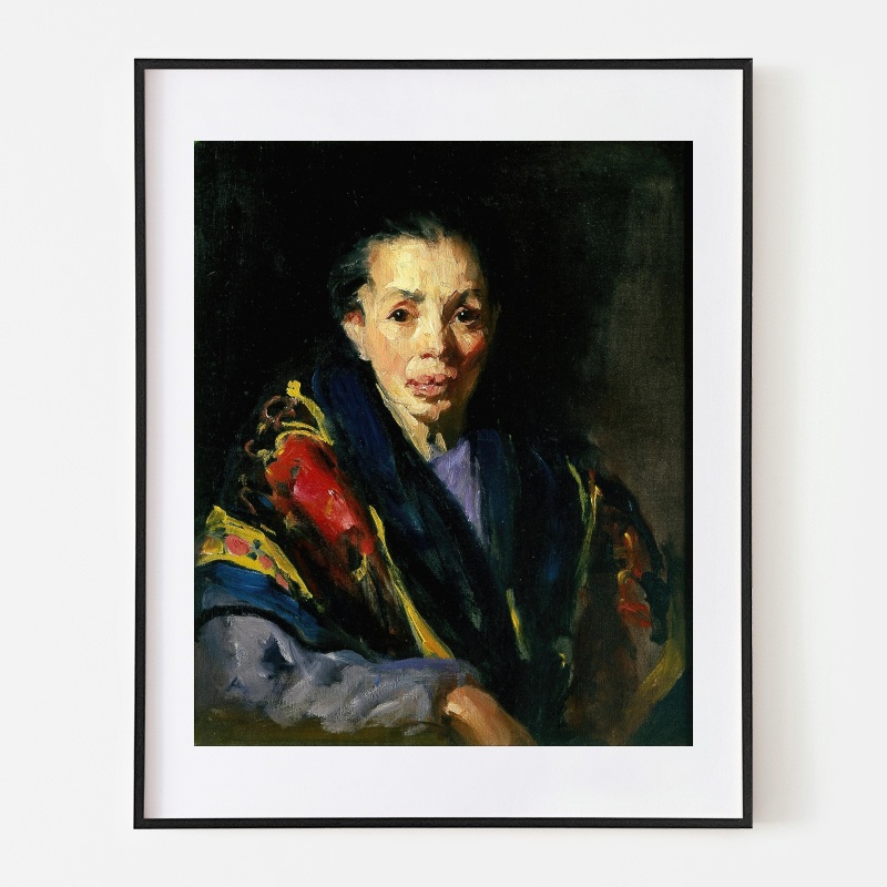 ロンドン ノーサンバーランド・ハウス1885年オリジナル手彩色鋼版画 robert_henri_the_old_model_3.jpg